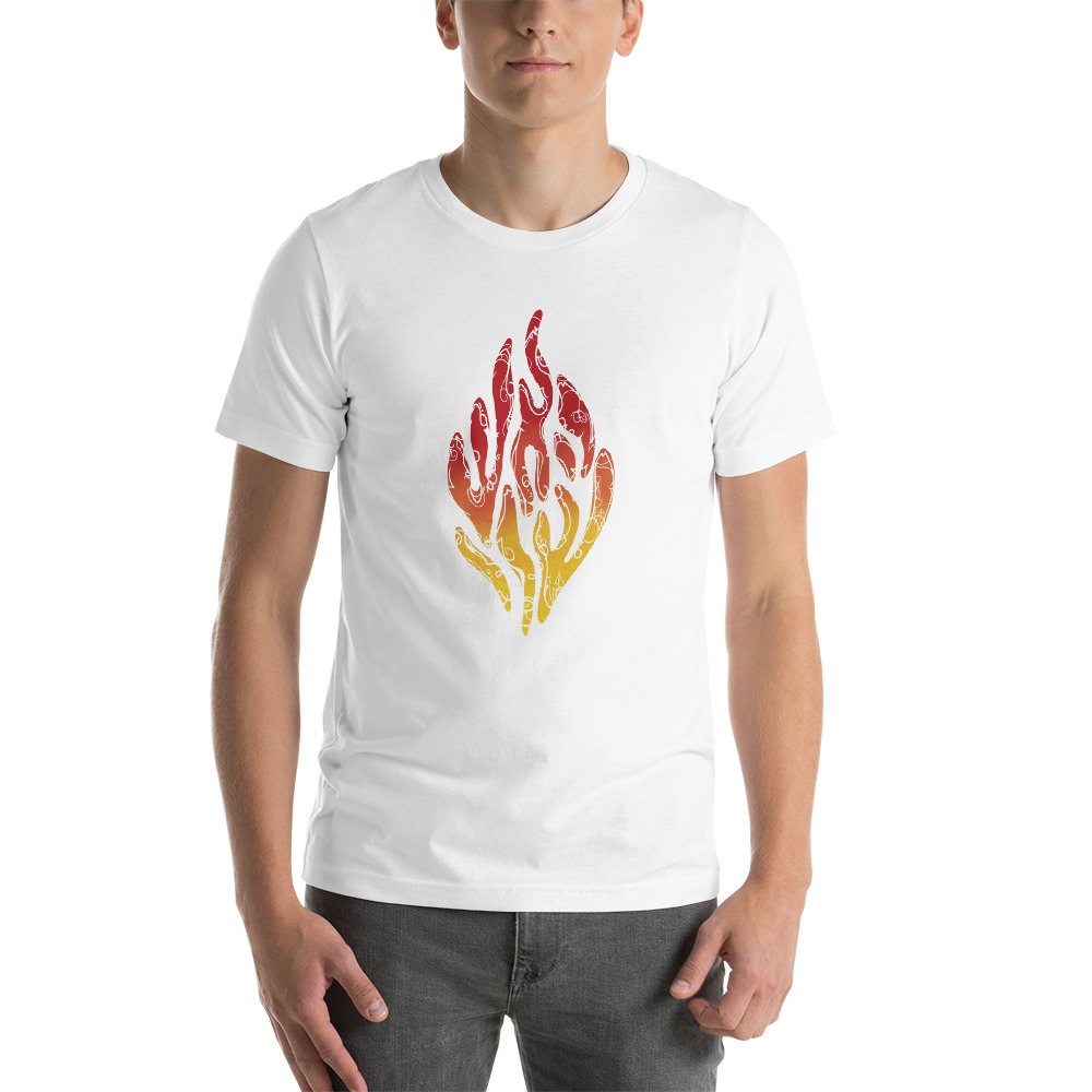 Bezhig Syllabics Shirt (White on Black) – Anishinaabe Thunder Company