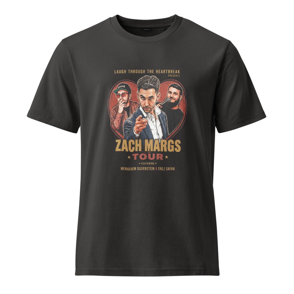 Zach Margs & Laugh Thru Tour Unisex Garment Dyed Creator 2.0 Vintage T-Shirt | Stanley/Stella SATU041